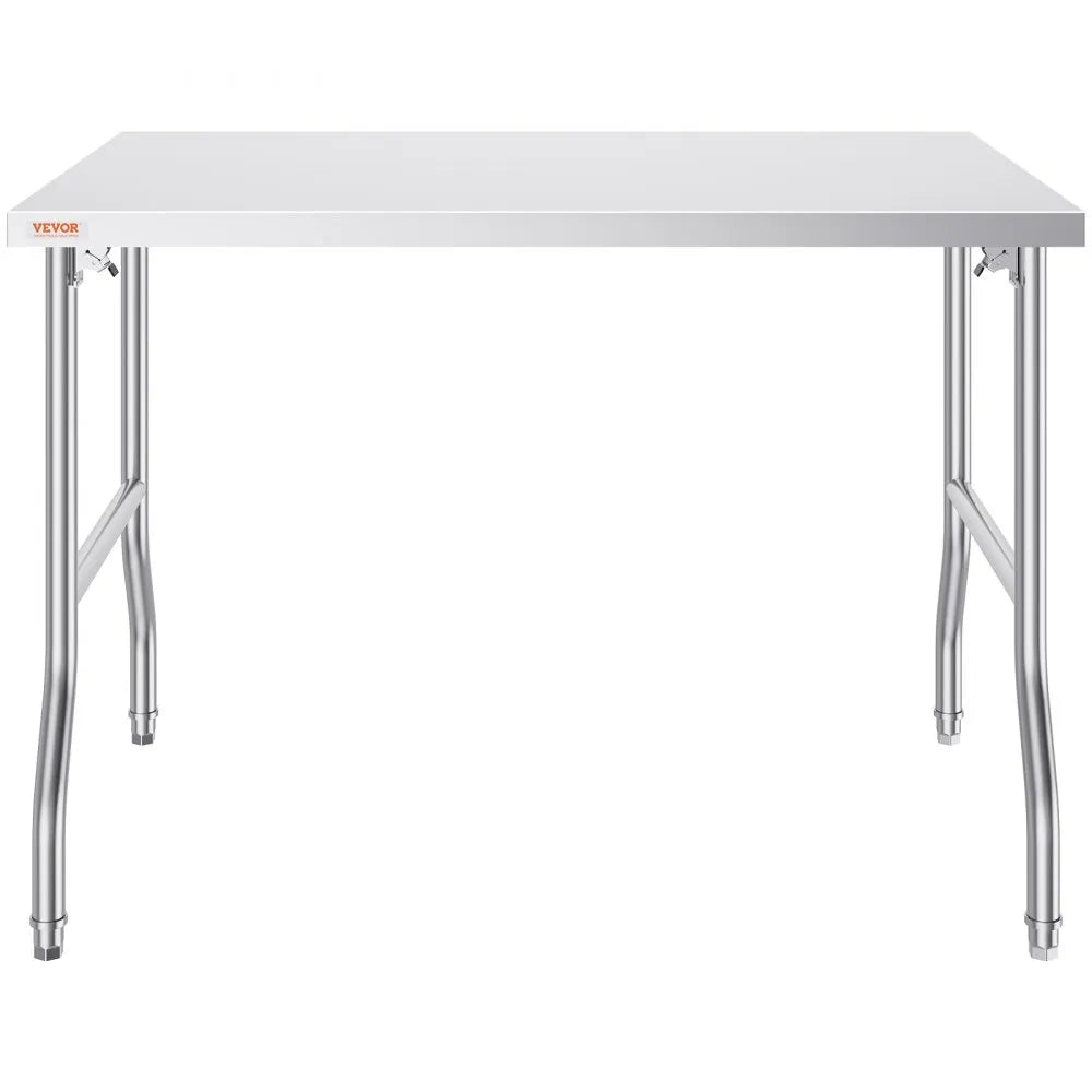 ZDGZT122*76*85 - Heavy-Duty 48x30 Inch Stainless Steel Folding Prep Table