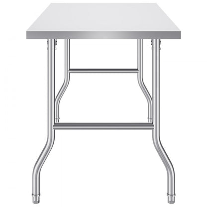 ZDGZT122*76*85 - Heavy-Duty 48x30 Inch Stainless Steel Folding Prep Table