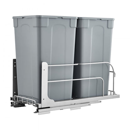 BB-LM27L02 - 27QT Double Pull-Out Kitchen Trash Can with Soft-Close Mechanism