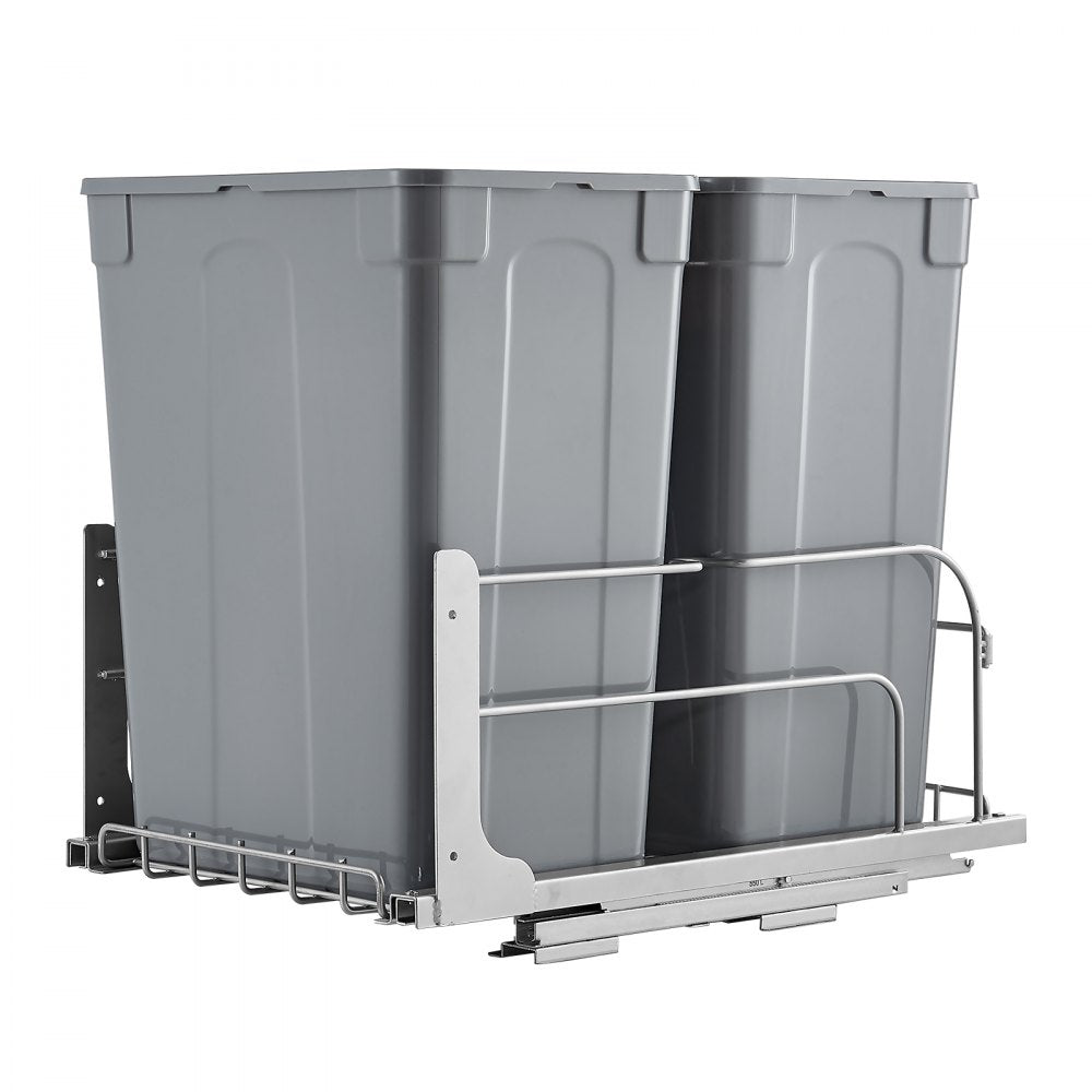 BB-LM35L02 - Dual 35QT Pull-Out Trash Can with Soft-Close Function