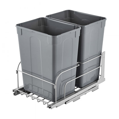 BB-LM35L02 - Dual 35QT Pull-Out Trash Can with Soft-Close Function