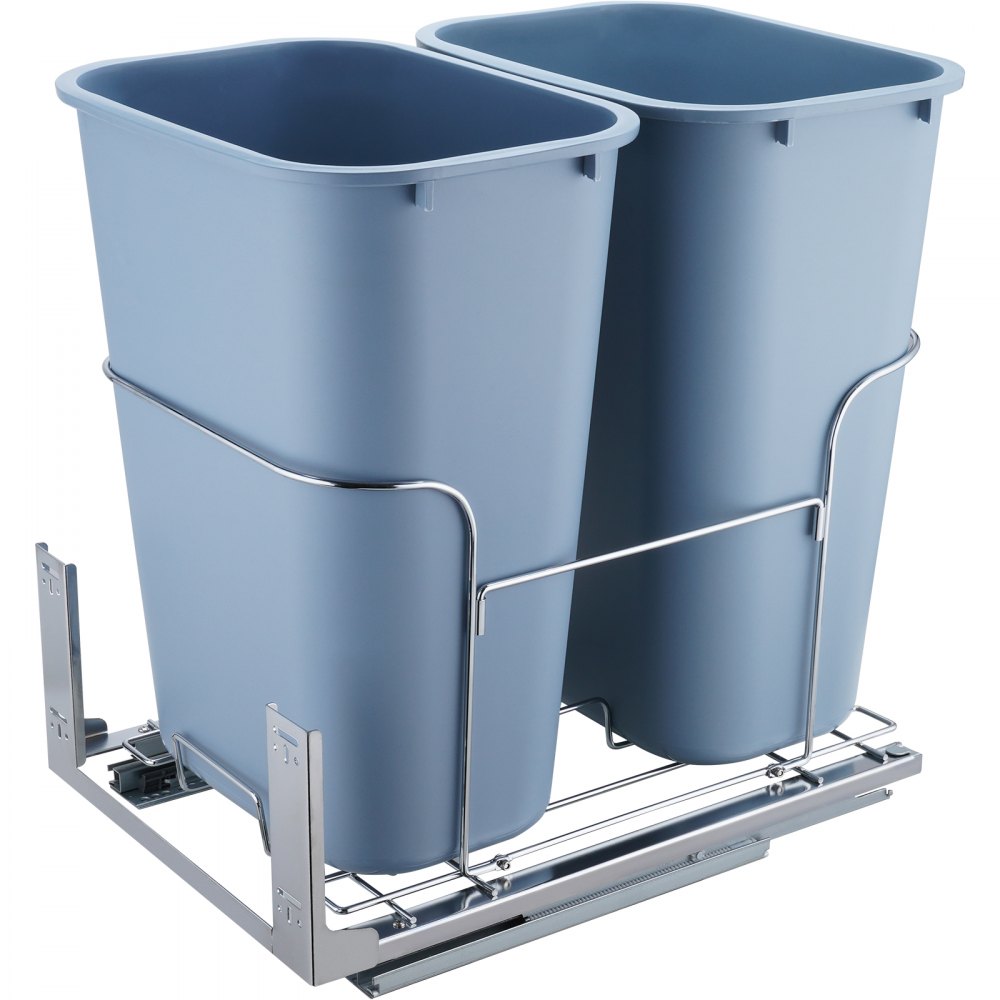 YC1352SY - 35Lx2 Dual Bin Pull-Out Trash Can for Easy Recycling