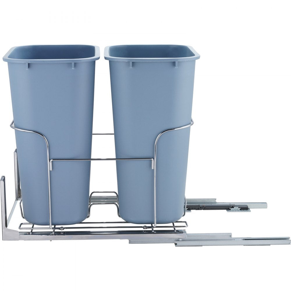 YC1352SY - 35Lx2 Dual Bin Pull-Out Trash Can for Easy Recycling