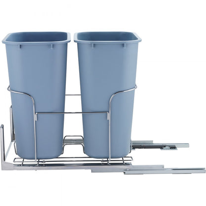 YC1352SY - 35Lx2 Dual Bin Pull-Out Trash Can for Easy Recycling