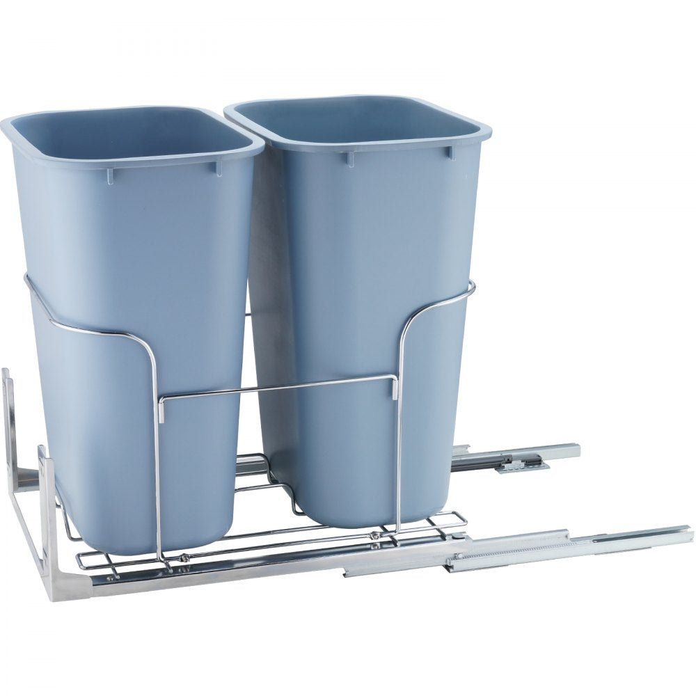 YC1352SY - 35Lx2 Dual Bin Pull-Out Trash Can for Easy Recycling