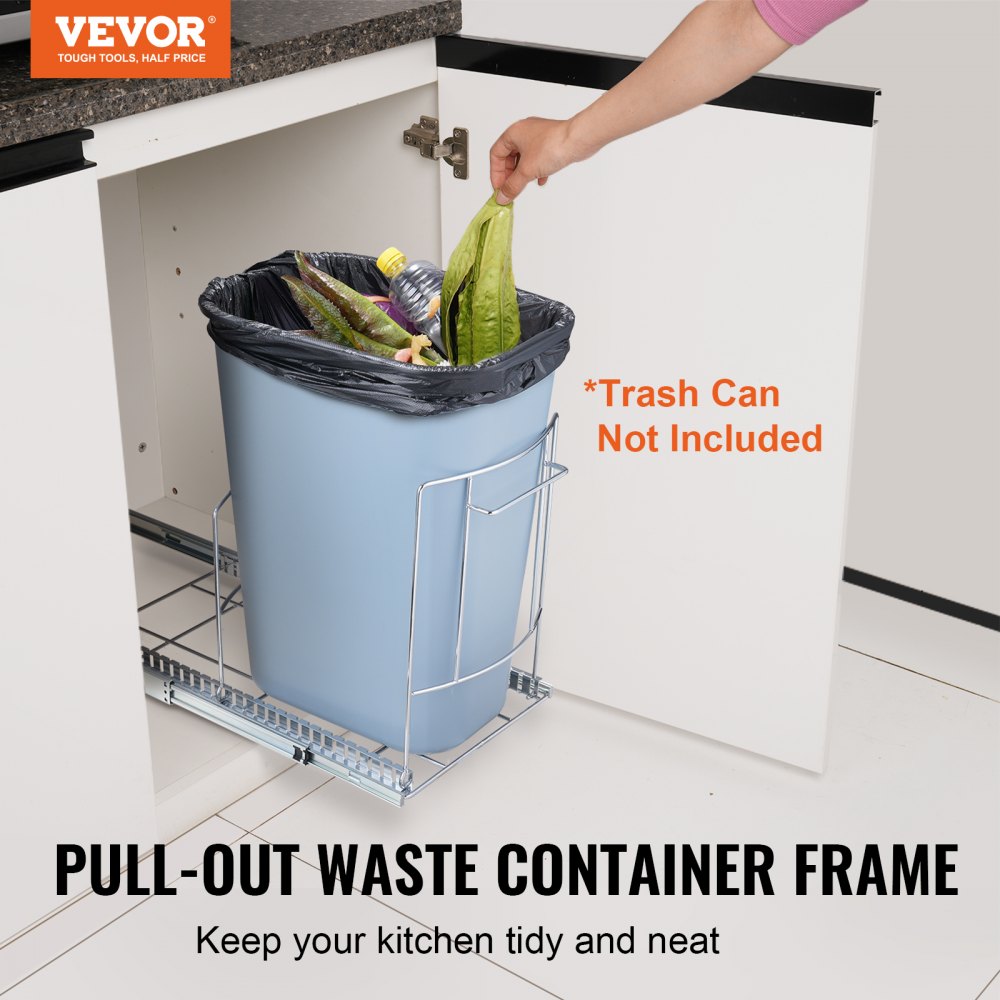 LX-C9277 - VEVOR Under-Mount Pull-Out Trash Can for Tidy Kitchens