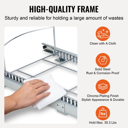 LX-C9277 - VEVOR Under-Mount Pull-Out Trash Can for Tidy Kitchens