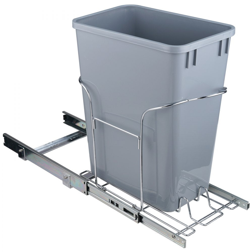YC1301LF - 29L Under-Counter Pull-Out Trash Can with Smooth Gliding Mechanism
