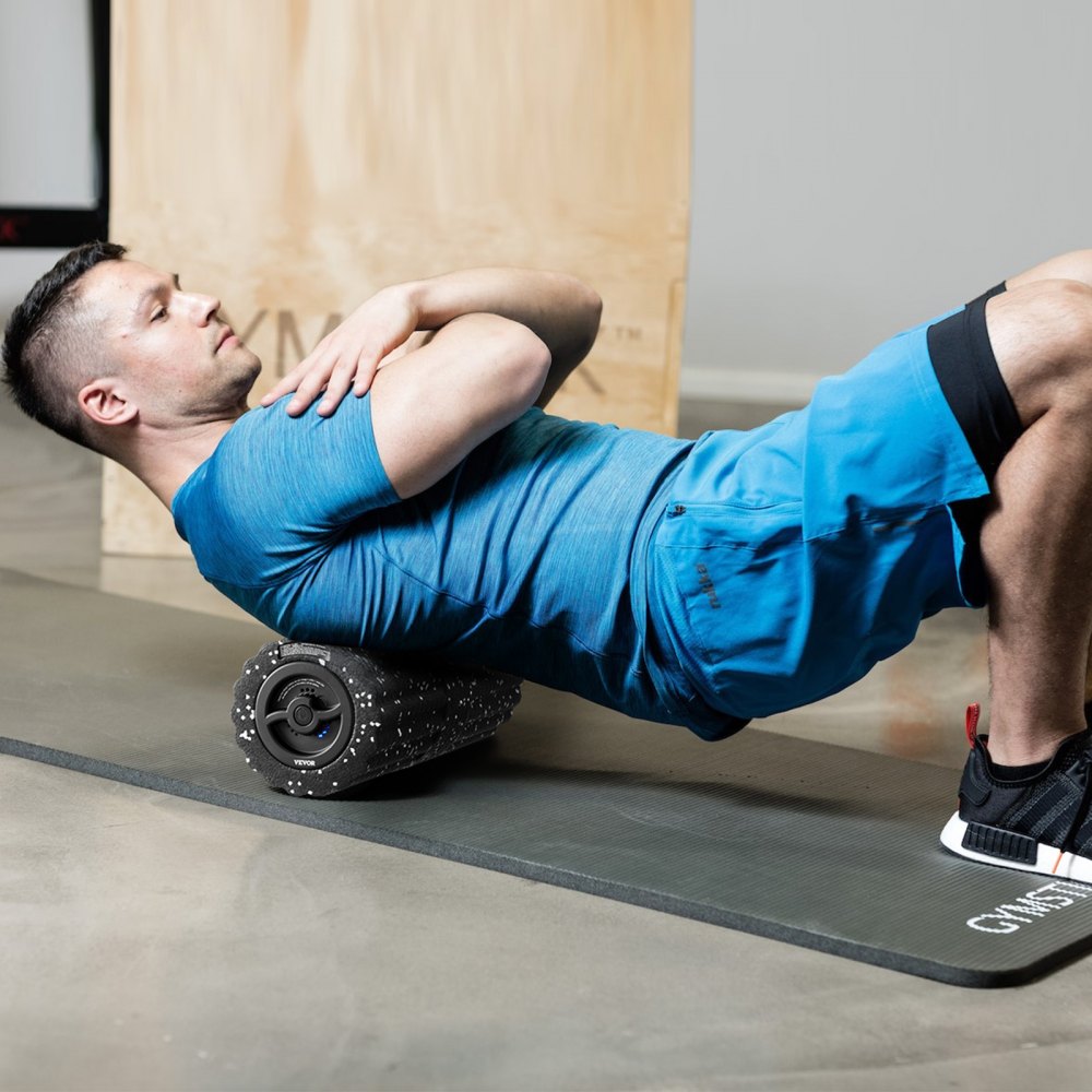 HY-5002 - Portable 6x16" Vibrating Foam Roller with 4 Vibration Levels