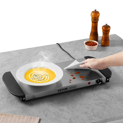 HD9003B - Stainless Steel Electric Warming Tray for Deliciously Warm Meals