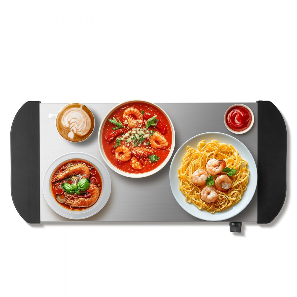 HD9003B - Stainless Steel Electric Warming Tray for Deliciously Warm Meals