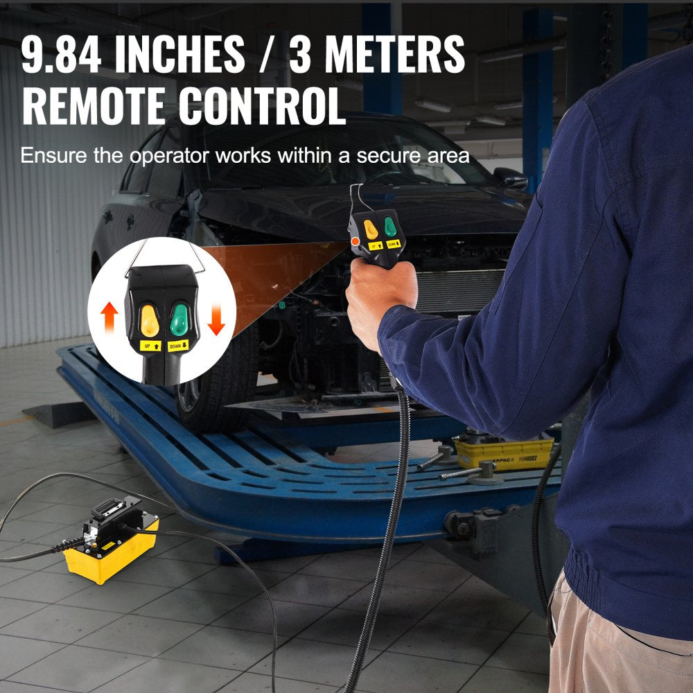 TL-A5121 - 10,000 PSI Air Hydraulic Pump with Remote Control