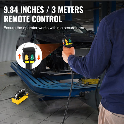 TL-A5121 - 10,000 PSI Air Hydraulic Pump with Remote Control