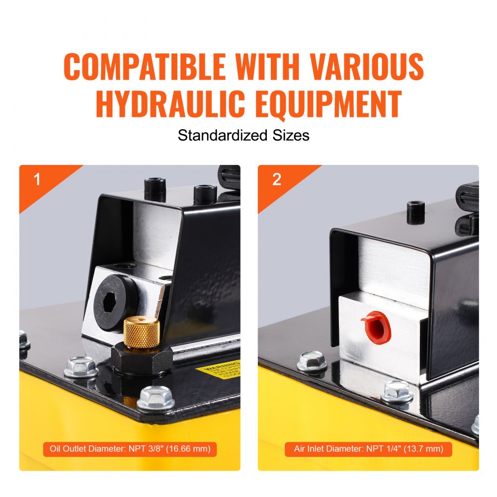 TL-A5121 - 10,000 PSI Air Hydraulic Pump with Remote Control