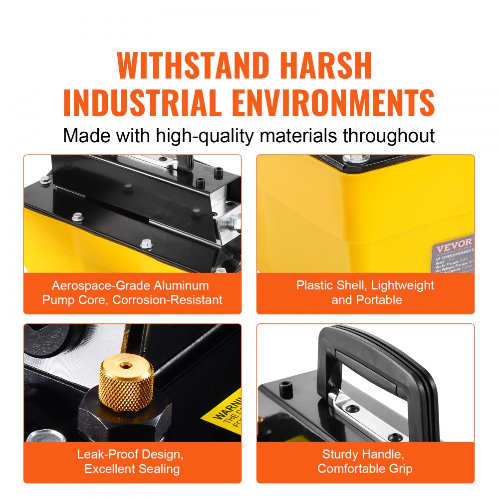 TL-A5121 - 10,000 PSI Air Hydraulic Pump with Remote Control