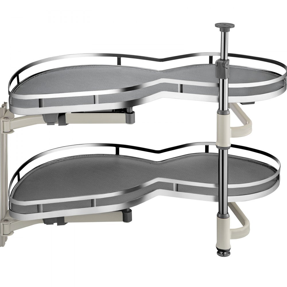010962919715 - Durable Carbon Steel Corner Pullout Organizer with Soft Close