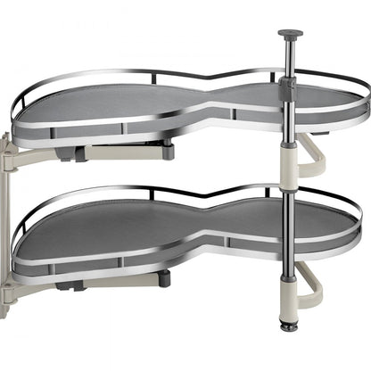 010962919715 - Durable Carbon Steel Corner Pullout Organizer with Soft Close