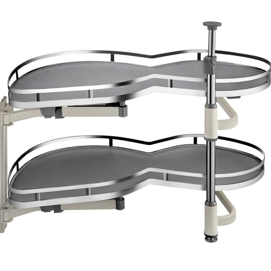 010962919715 - Durable Carbon Steel Corner Pullout Organizer with Soft Close