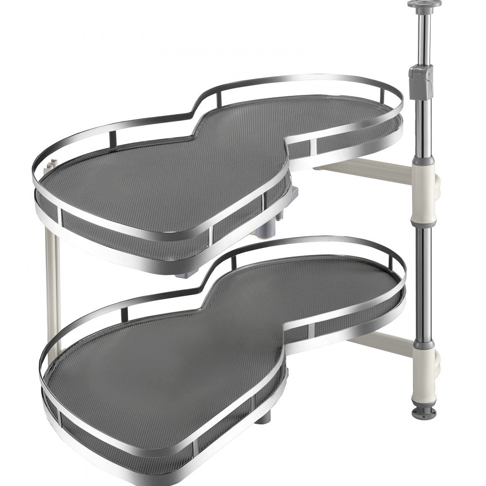 010962919715 - Durable Carbon Steel Corner Pullout Organizer with Soft Close