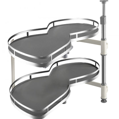 010962919715 - Durable Carbon Steel Corner Pullout Organizer with Soft Close