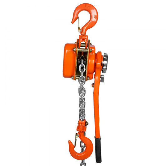 010898028107 - Heavy-Duty 1.5 Ton Chain Hoist with Safety Brake System