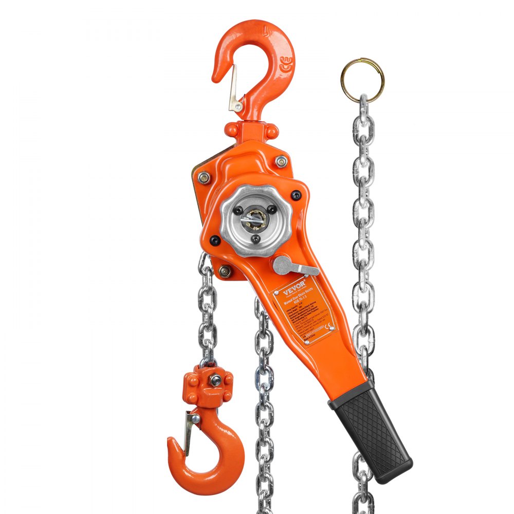 010626902746 - 1650 lbs VEVOR Chain Hoist with 10 ft Lift and 360° Hook