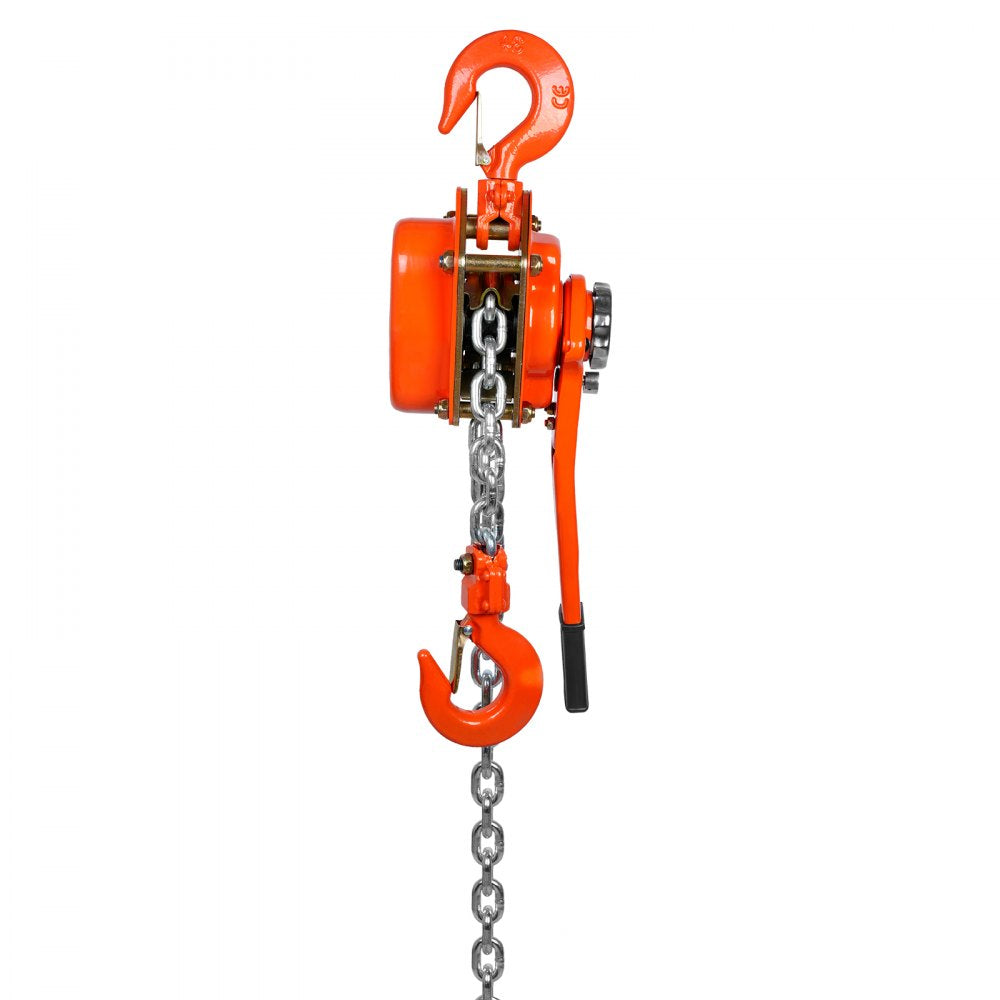 010857954207 - 3 Ton Manual Chain Hoist with 20ft Chain & 360° Hook