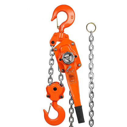 010612612477 - 6 Ton VEVOR Manual Lever Chain Hoist with 20FT Chain