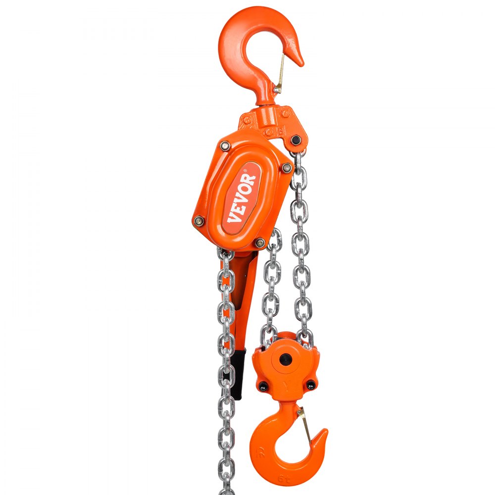 010612612477 - 6 Ton VEVOR Manual Lever Chain Hoist with 20FT Chain