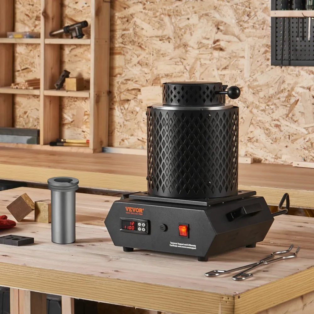 GF1150ND1-3KG(US) - 1350W Gold Melting Furnace with Graphite Crucibles