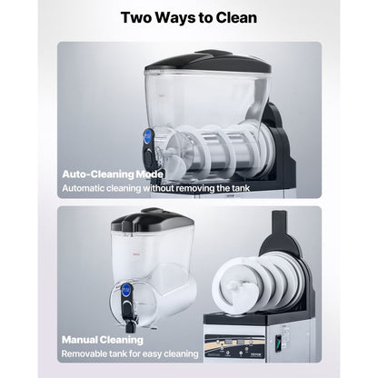X-150 - 15L Stainless Steel Slushy Machine for Drinks & Cocktails