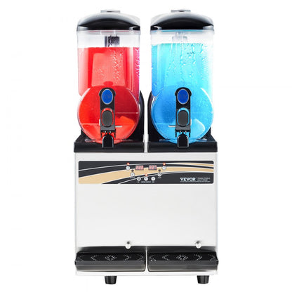 X-300 - Dual Tank 15L Slushy Machine for Margaritas & Smoothies