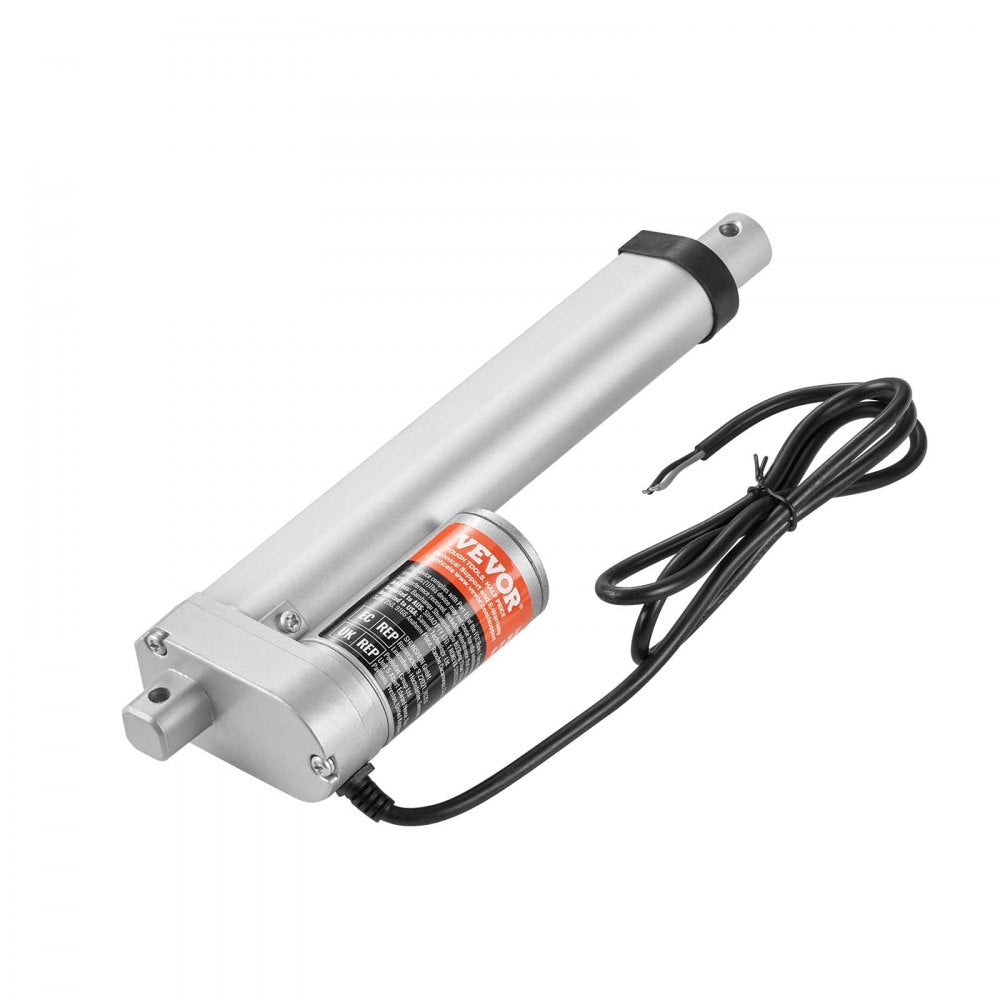 OK648-1000N - 12V Linear Actuator, 6" Stroke, IP54 Waterproof