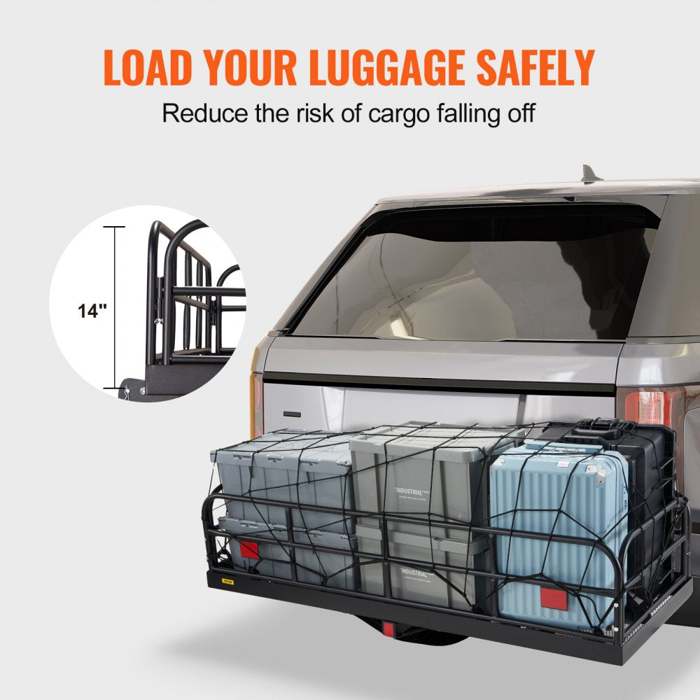010712468533 - 60x24 Folding Steel Cargo Carrier with 400 lbs Capacity