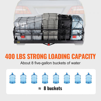 010712468533 - 60x24 Folding Steel Cargo Carrier with 400 lbs Capacity