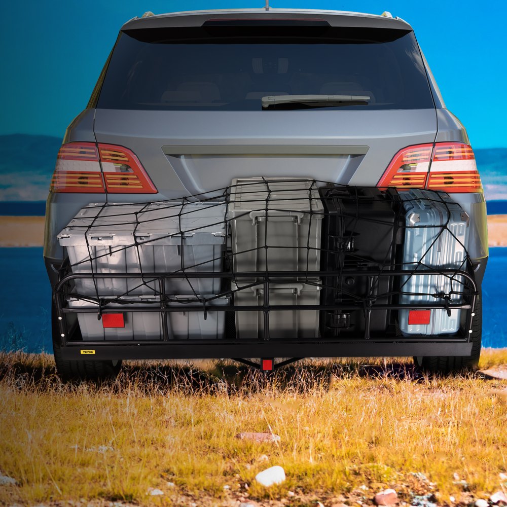 010712468533 - 60x24 Folding Steel Cargo Carrier with 400 lbs Capacity