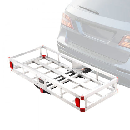 010728577824 - 49.4"x22.4" Aluminum Hitch Cargo Carrier, 500 lbs Capacity