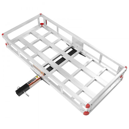 010728577824 - 49.4"x22.4" Aluminum Hitch Cargo Carrier, 500 lbs Capacity