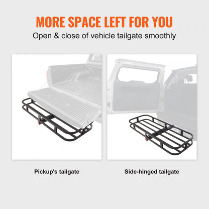 010418028662 - 53" Steel Hitch Carrier for Heavy Loads, Easy Assembly