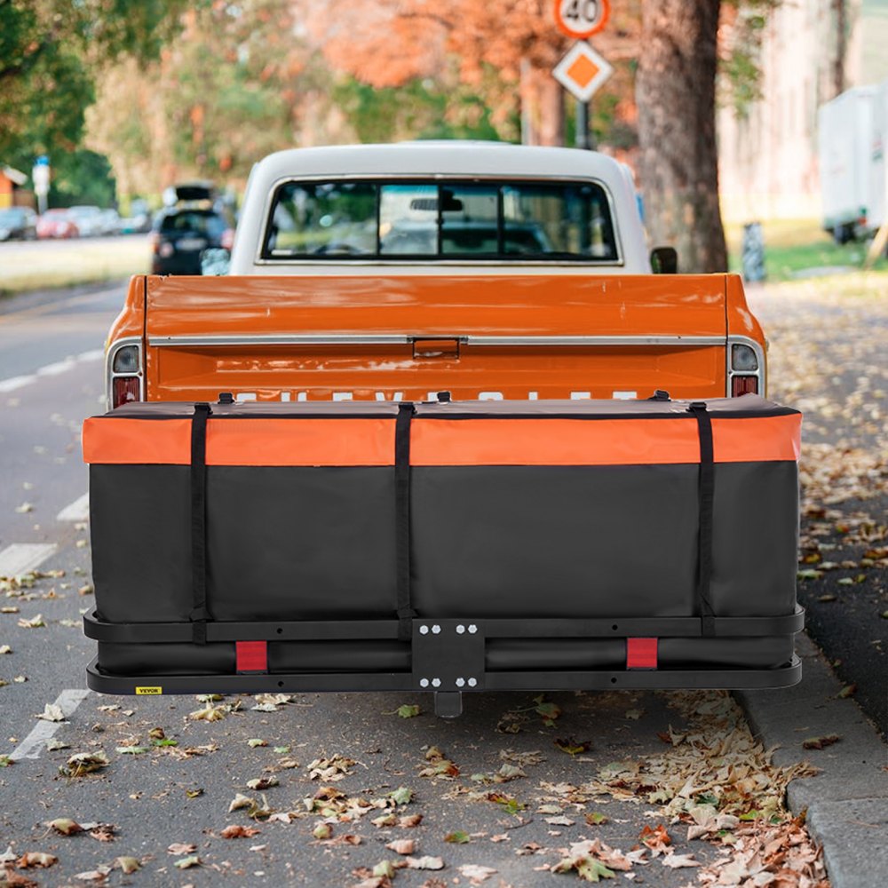 010476029073 - Heavy-Duty 60" Steel Cargo Carrier with Waterproof Bag