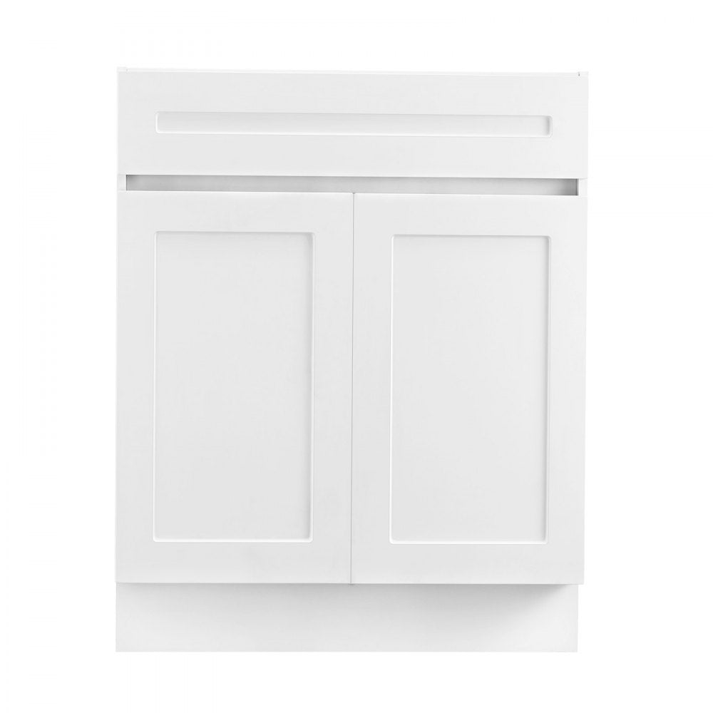 KLCC-02 - Premium White Shaker Base Cabinet with Soft Close Features