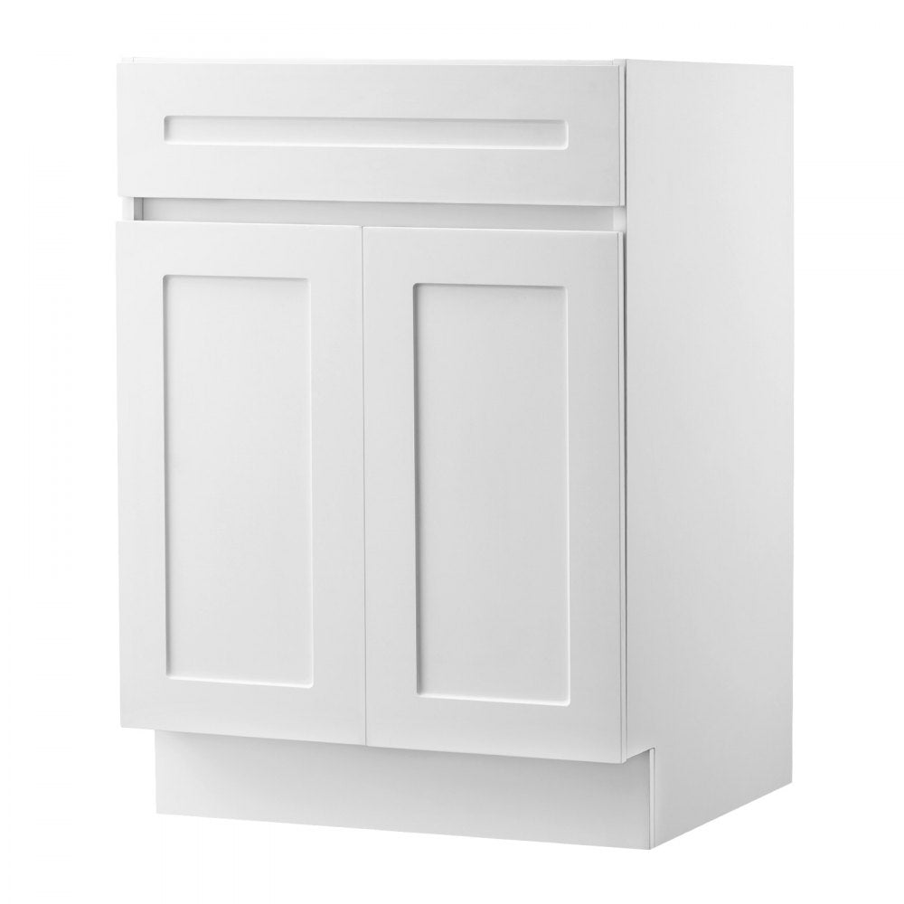KLCC-02 - Premium White Shaker Base Cabinet with Soft Close Features