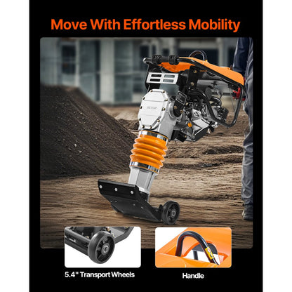 CNCJ-80K-1 - 6.5 HP Vibratory Rammer for 26-Inch Compaction Depth