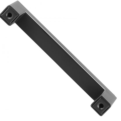 6003-96mm-black - Modern Matte Black Stainless Steel Cabinet Pulls, 3.86in Center