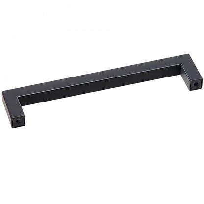 6003-128mm-black - Matte Black Square Cabinet Pulls for Modern Kitchens