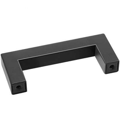 6003-76mm-black - Sleek Matte Black Stainless Steel Cabinet Pulls, 3in Center