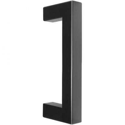 6003-76mm-black - Sleek Matte Black Stainless Steel Cabinet Pulls, 3in Center