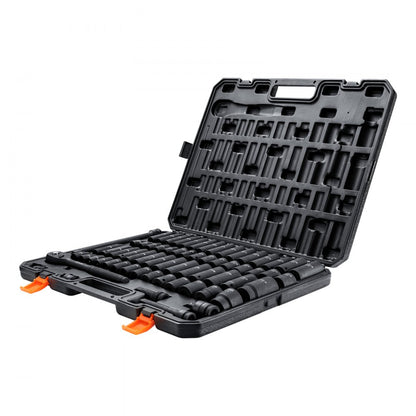 SS213878655 - 65-Piece Cr-V Steel Heavy-Duty Impact Socket Set in Toolbox