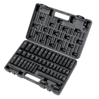 SS38306548 - 48-Piece Cr-V Impact Socket Set, SAE & Metric
