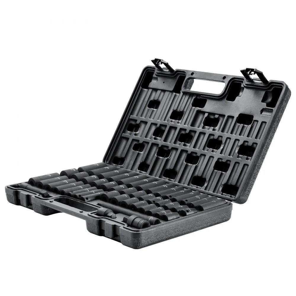 SS38306548 - 48-Piece Cr-V Impact Socket Set, SAE & Metric